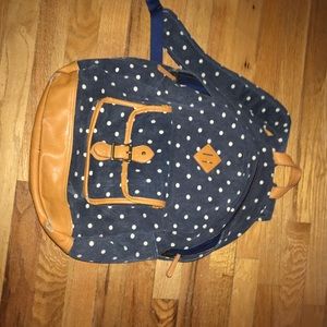 Polka dot backpack